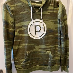 Pure Barre camo hoodie. Size s.
